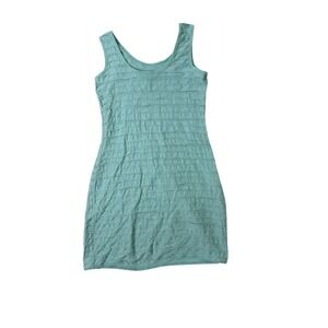 Toad&Co Samba Wave Tank Dress in Green Blue Women's Size Medium